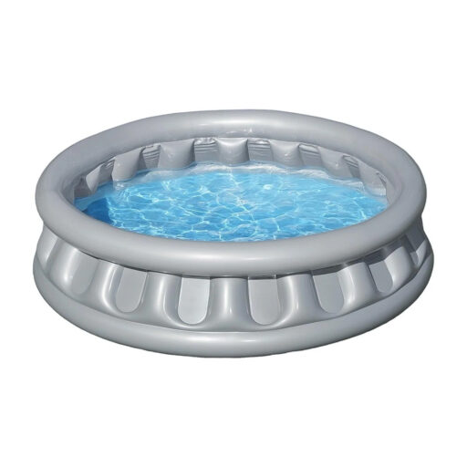 Piscina Bestway Inflable Redonda para Niños 157x41cm Gris
