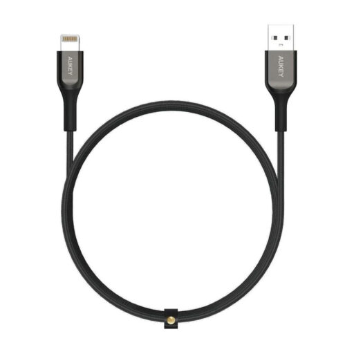 Aukey Cable Kevlar USB-A a Lightning 2m Negro