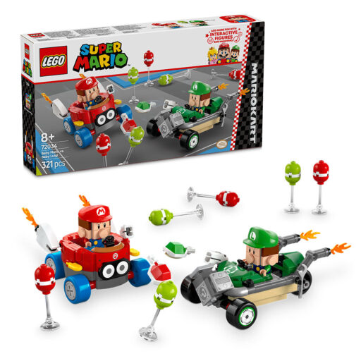 LEGO Super Mario Kart: Bebé Mario vs. Bebé Luigi - 72034