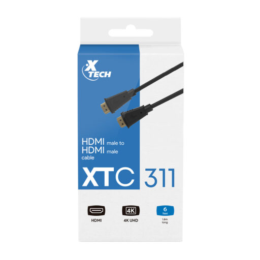 Cable Xtech HDMI M a HDMI M V1.3 CAT2 30AWG 1.80mts XTC-311