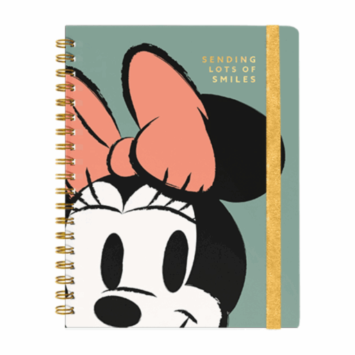 Mooving Libreta Espiral Minnie Hojas Lineadas A5 96 Hojas  - Verde