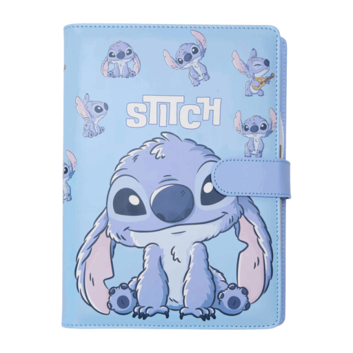 Primark Stitch Libreta con Porta Bolígrafo, Planificador y Bolsillos A5