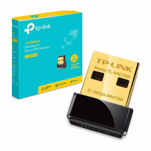 TP-Link Adaptador USB Nano Inalámbrico N de 150Mbps TL-WN725N