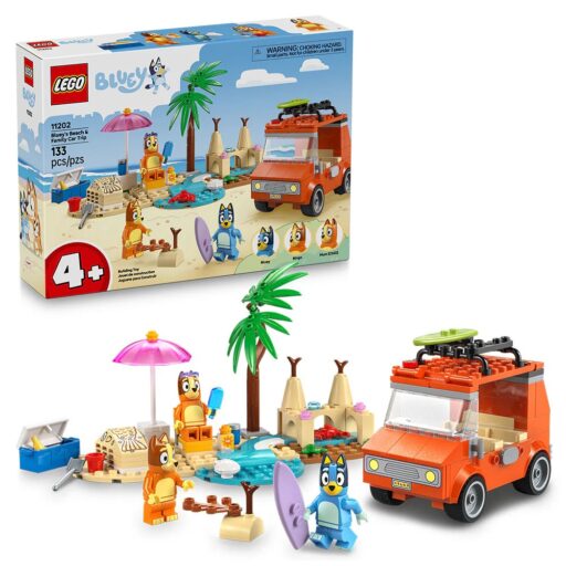 LEGO Bluey Excursión Familiar a la Playa de Bluey - 11202