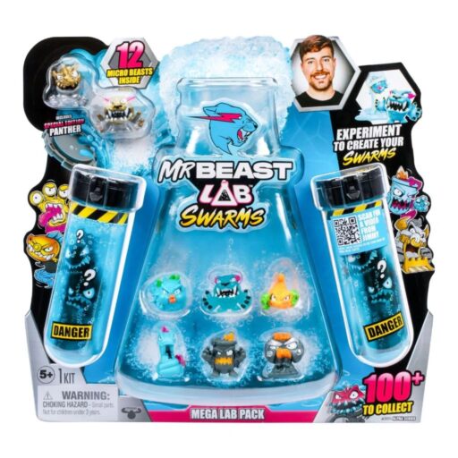 MrBeast Lab Swarms Tubo Ensayo 12 Micro Bestias S2 Atomic