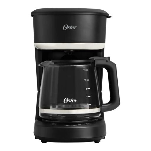 Oster Cafetera  Programable Capacidad 12 Tazas BVSTDCP121B con Filtro Reutilizable