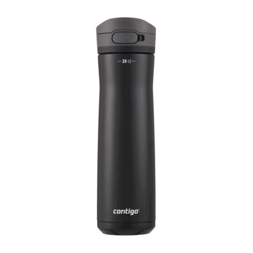Contigo Jackson Chill 2.0 Autopop Botella de Agua Acero Inoxidable 710ML - Negro