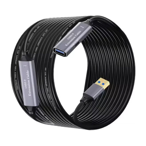 Cable Extensión Activo 15M USB C 3.0 con Chip Macho - Hembra 5gbps