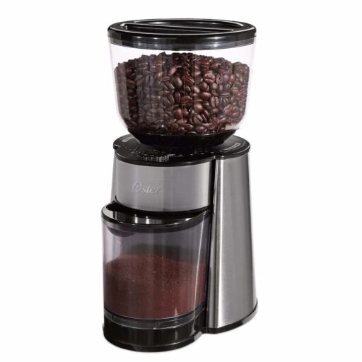 Oster Molinillo de Café 18 Ajustes de Grosor Incluye Accesorios BVSTBMH23 [Caja Dañada]
