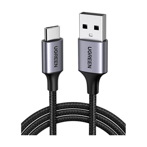 Cable Ugreen USB tipo C de nailon trenzado 30 cm