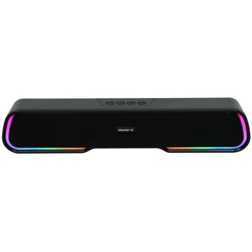 Master-G Soundbar Parlante Gamer Bluetooth Luces RGB 1200mAh