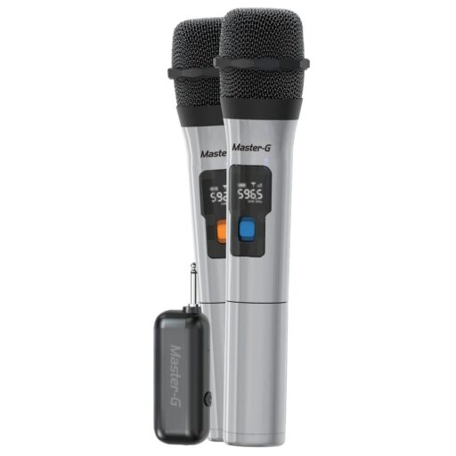 Master-G Par de Micrófonos Inalámbricos con Receptor UHF