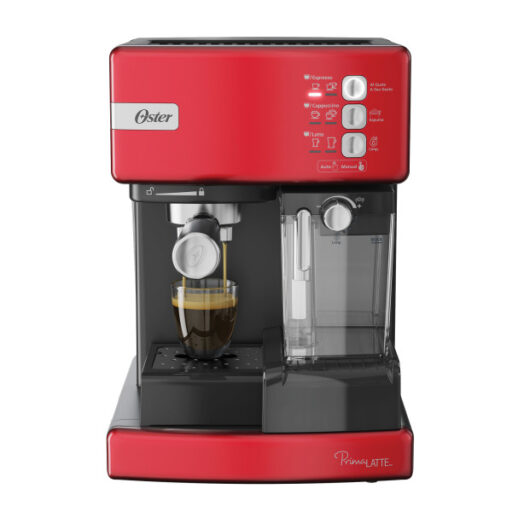 Cafetera Oster Primalatte Bvstem6603 Automática Roja Para Cápsulas Monodosis Y Expreso