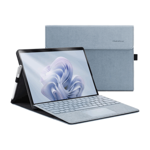 Omnpak Funda Multiangulo para Microsoft Surface Pro 9, 10 y 11 Compatible con Teclado Type Cover - Azul