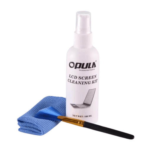 Opula - Set de Limpieza LCD 100ml - Líquido limpiador + Paño + Brocha