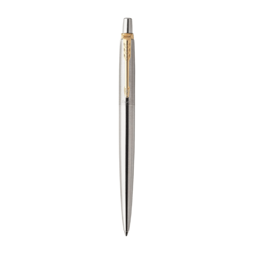 Parker Jotter Acero Inoxidable Bolígrafo Punta Media Acabado Oro