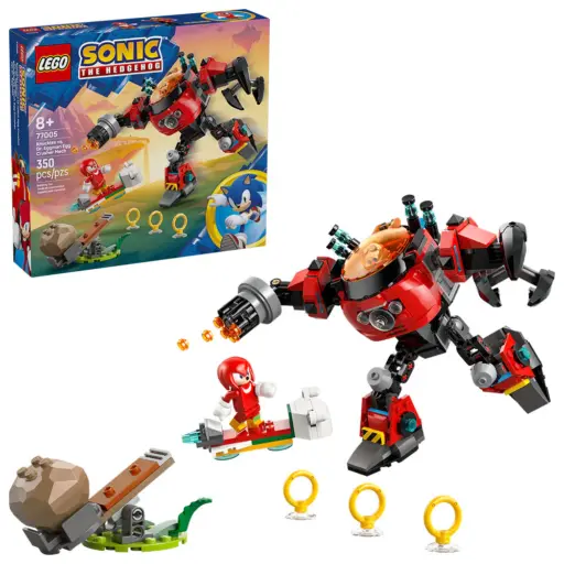 LEGO Sonic - Knuckles vs. Mech Egg Crusher del Dr. Eggman - 77005