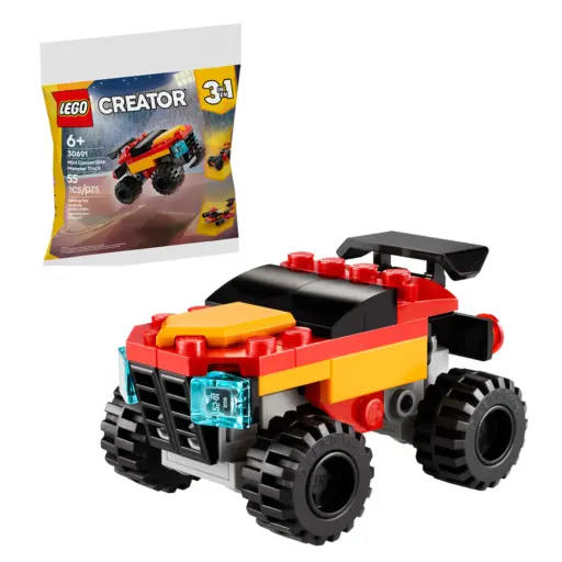 LEGO Creator 3 in 1 - Mini Camioneta Monstruo Convertible - 30691