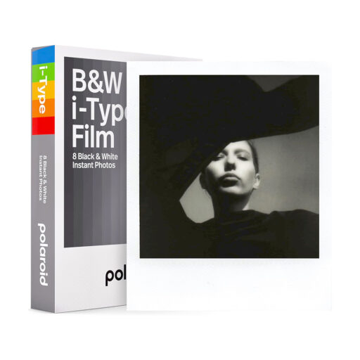 Papel Fotográfico Polaroid Color i-Type Blanco y Negro (8 exposiciones)