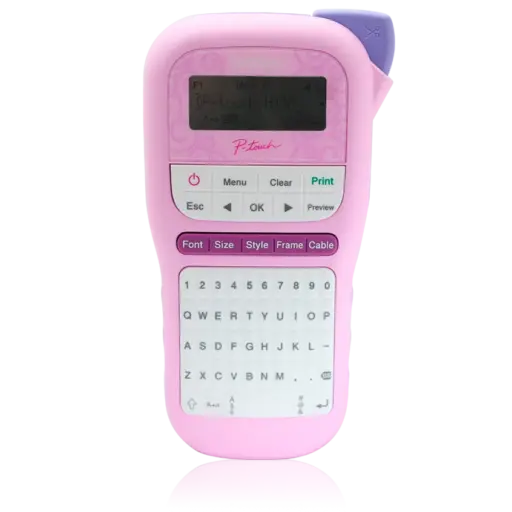 Brother - Rotuladora Básica de Fácil Uso - BR2-215 - Rosa