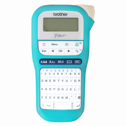 Brother - Rotuladora Básica de Fácil Uso - BR2-228 - Turquesa