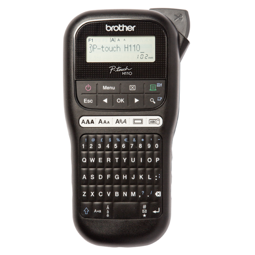 Brother - Rotuladora y Etiquetadora - PTH110BK- Negra