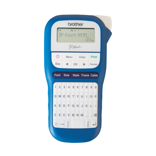 Brother - Rotuladora y Etiquetadora - PTH110BW - Azul