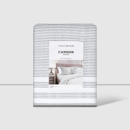 CN - Juego de Sábanas 200H 60% Algodón Estampado Noir 2.0