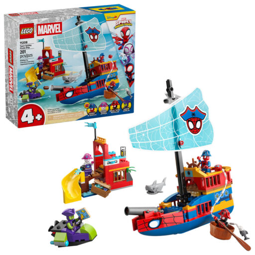 LEGO Marvel- Barco Pirata del Equipo Spidey - 11208