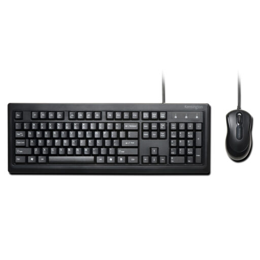 Teclado Combo Alámbrico For Life, Desktop Set Kensington - Negro