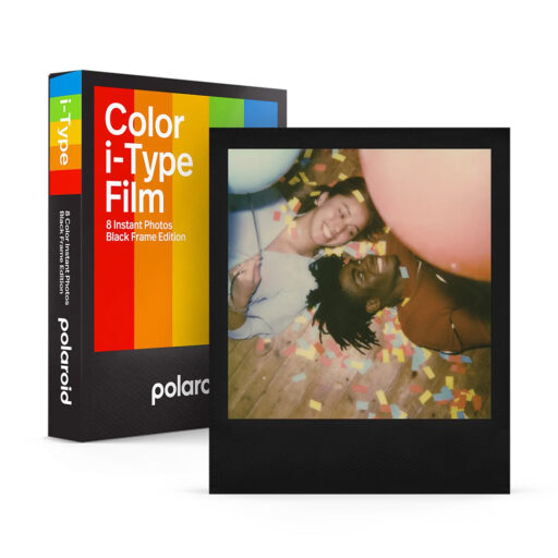 Papel Fotográfico Polaroid Color i-Type (Marco Negro 8 exposiciones)