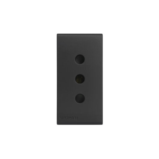 Modulo Tomacorriente 10A 250V~ 2P+T S33 Noir Mate Sinthesi