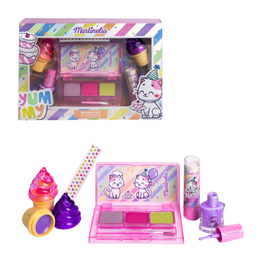 Martinelia Set de Maquillaje para Labios y Ojos para Niñas