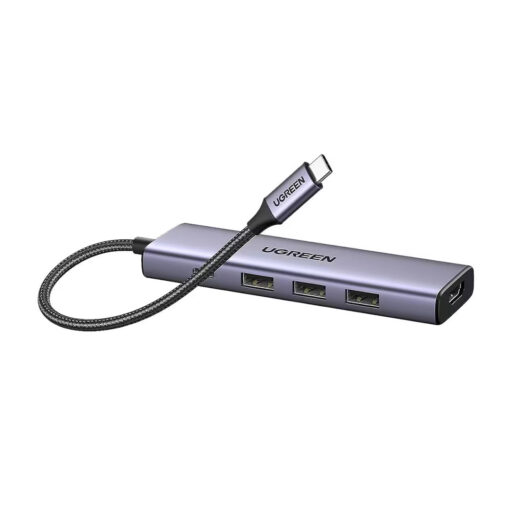 UGREEN CM511 - Hub USB-C 1 HDMI 4K 60Hz + 3 USB 3.0 + USB-C PD