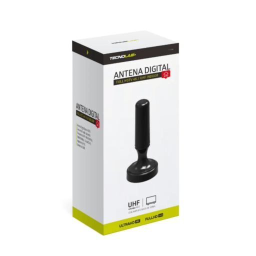 Tecnolab -  Antena Digital -  UltraHD 4K UHF Indoor 5 Metros