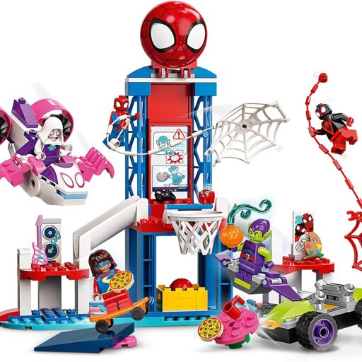 LEGO Cuartel General Arácnido de Spider-Man - 10784 [Caja dañada]